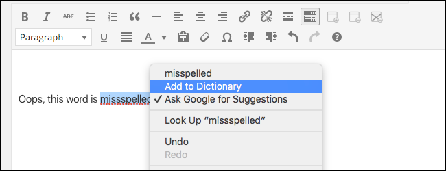 outlook for mac use system dictionary